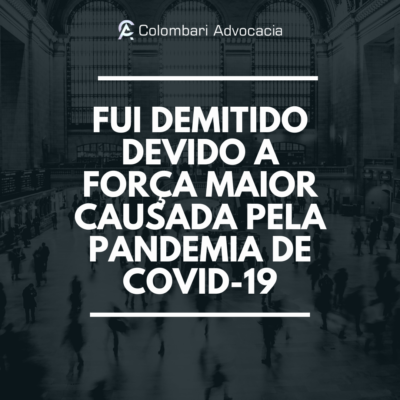 Fui demitido devido a força maior causada pela pandemia de COVID-19 Diariamente recebemos mensagens de trabalhadores preocupados com seus direitos trabalhistas em face a pandemia do coronavírus. Muitos empregados foram dispensados devido à crise do COVID-19. Pensando nisso, preparamos o presente artigo para sanar todas as dúvidas a respeito das mudanças trabalhista neste período. Mesmo após a leitura do artigo, é recomendada a consulta a um advogado trabalhista especialista em Maringá. Posso ficar apenas com 20% do FGTS? E o aviso prévio? No geral, o objetivo deste artigo é esclarecer dúvidas relacionadas à interrupção de atividades desnecessárias, bem como as medidas tomadas pelo governo em resposta à pandemia e a maneira como a empresa usa força maior para demitir funcionários. Portanto, devido às consequências, o empregador pode ter que rescindir o contrato de trabalho por motivo de força maior. Inicialmente, destacaremos a art. 501 da CLT, que regulamenta o que é força maior, vejamos: “Art. 501 - Entende-se como força maior todo acontecimento inevitável, em relação à vontade do empregador, e para a realização do qual este não concorreu, direta ou indiretamente. § 1º - A imprevidência do empregador exclui a razão de força maior. § 2º - À ocorrência do motivo de força maior que não afetar substancialmente, nem for suscetível de afetar, em tais condições, a situação econômica e financeira da empresa não se aplicam as restrições desta Lei referentes ao disposto neste Capítulo.” O que é força maior? Pode-se concluir que força maior é uma força à qual a fraqueza humana não pode resistir, ou seja, não depende de seres humanos, mas é maior poder. É importante destacar o artigo principal em que a CLT menciona claramente a força maior. Em resumo, temos: • Art. 61 da CLT: possibilidade de prática de horas extras; • Art. 304, parágrafo único, da CLT: possibilidade de aumento da jornada dos jornalistas; • Art. 492 e seguintes da CLT: prevê a indenização paga ao estável decenal em caso de força maior; • Art. 775, § 1º, II, da CLT: possibilidade de prorrogação dos prazos processuais; • Art. 786, parágrafo único, da CLT: aumento do prazo para comparecimento pelo reclamante para redução a termo de sua reclamação verbal. As empresas afetadas pelas medidas de contenção de vírus podem adotar medidas provisórias 927 e 936 em 2020. Portanto, de acordo com o artigo 2, parágrafo 2, as empresas que continuarão operando normalmente não poderão usar as regras dessas medidas. As disposições da CLT em seu art. 501 estipulam claramente que a força maior só pode ser imposta àqueles que são significativamente afetados. Em investigações e diálogos com outros profissionais da área trabalhista, concluímos que as demissões por si só não são suficientes para provar a existência de força maior. Isso ocorre porque o judiciário que suspendeu as audiências, ainda não se pronunciou sobre os casos. Portanto, para serviços considerados essenciais, como farmácias, o movimento tende a aumentar. Portanto, se a empresa não promove demissões, por que motivo adia o pagamento do FGTS? Vale lembrar que, embora vivamos nessa pandemia, os funcionários e os empregadores ainda existem e mantêm uma relação efetiva de gestão do trabalho, e o Covid-19 não pode ser um motivo para enfraquecer esse relacionamento nem uma restrição irrestrita. A “Lei do Trabalho” é baseada nos “Princípios de Proteção ao Trabalhador”, e quaisquer regras que restrinjam os direitos dos funcionários devem ser rigorosamente aplicadas. Nesse caminho, para reduzir pela metade a remuneração / multas (FGTS), é necessário provar que a extinção da empresa se deve a força maior, neste caso o Covid-19. Ressaltamos que não é a situação da empresa, apenas reduzir funcionários, reduzir presença e impor força maior a metade dos funcionários. De acordo com nosso entendimento, força maior deve fechar a empresa para demiti-la. Por fim, as disposições das Medidas Provisórias são projetadas para proteger o emprego e a renda, de modo que as empresas que não são diretamente afetadas pela crise não podem confiar nessas disposições. Quanto ao aviso prévio, muitos trabalhadores apresentaram a mesma reclamação e, além da excessiva redução das multas do FGTS de 40% para 20%, a empresa também interrompeu o aviso prévio devido a uma pandemia (força maior). O fato do príncipe será deixado para outro artigo para explicar. Queremos enfatizar que, se a demissão for injusta, estando ou não na pandemia de COVID19, devemos notificar com antecedência. Então, o que acontece se a empresa se comportar corretamente? Veja se a força maior fecha a empresa ou a deixa em estado de falência. Se possível, pode estar correta. Caso contrário, procure um advogado trabalhista especialista em Maringá em que confie.