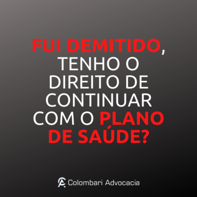 Fui demitido, tenho o direito de continuar com o plano de saúde? A resposta a esta pergunta é: depende da situação. A seguir, conheceremos as circunstâncias em que o empregado dispensado pode permanecer no plano de saúde e quais são suas condições permanentes. Quando os funcionários forem surpreendidos com a notícia do desligamento, haverá muitas incertezas e preocupações até que uma nova colocação seja alcançada no mercado de trabalho. Além de perder a renda mensal, o despedido não dependerá mais dos benefícios recebidos até então. Dentre os benefícios usuais, o atendimento médico é o mais valorizado pelos colaboradores da empresa. O que se seguiu foi uma das principais questões: Mas o que devo fazer se começar a pagar depois de ser despedido e não puder continuar com o plano médico? Isso é o que vemos abaixo! Em que hipóteses o ex empregado poderá continuar no plano de saúde? Inicialmente, é importante saber que de acordo com a Lei 9.656/98, o empregado terá o direito de continuar sendo beneficiário do plano de saúde, o empregado será dispensado sem justa causa e seu contrato de trabalho será rescindido por aposentadoria. Em outras palavras, não se aplica à demissão por justa causa. Exceto que somente se aplica quando o vínculo empregatício é encerrado por demissão sem justa causa ou aposentadoria, somente os empregados que pagaram mensalidades têm direito à manutenção do plano, como por exemplo, por meio de redução salarial. Algumas empresas pagam integralmente o plano de saúde de seus funcionários, ou seja, os funcionários não têm descontos mensais para usufruir dos benefícios. Nestes casos, após a demissão do funcionário, ele não poderá manter o plano. Nota: Apenas a quota de participação conjunta paga pelo beneficiário na situação de utilização não pode ser utilizada como característica do pagamento, por isso não é suficiente para conceder direitos de continuidade. O interesse em contratar o plano de saúde deve ser comunicado ao empregador em até 30 dias após a notificação. Após a demissão quem pagará o valor das mensalidades? O beneficiário que optar por continuar usando o plano de saúde após o desligamento, e será responsável pelo pagamento da mensalidade integral, a menos que haja orientações diferentes no dissídio coletivo. Por quanto tempo é permitida a permanência após a demissão? No caso de despedimento do trabalhador sem motivo justificado, o período de estada pode corresponder a 1/3 do tempo em que partilham as despesas no prazo do contrato de trabalho, sendo o período mínimo de 6 meses e máximo de 24 meses. Mas atenção: o direito de conseguir um novo emprego e fornecer assistência médica extingue seu direito de permanência. Em termos de aposentadoria, os aposentados que recebem descontos regulares (ou seja, contribuem para o plano de saúde há pelo menos 10 anos) ainda podem ser beneficiários vitalícios. Se o tempo de pagamento do aposentado for inferior a 10 anos, o período de pagamento permanente deve ser garantido em um ano. Lembre-se que em ambos os casos as mensalidades serão integralmente arcadas pelos beneficiários que optarem pela permanência, e caso a empresa deixe de oferecer benefícios aos empregados, também pode cancelar as despesas para os desligados e aposentados, garantindo assim a disponibilidade da demanda. Portabilidade, se você optar por adquirir um plano pessoal. E os dependentes, também têm direito? Sim, o direito à permanência é igualmente extensivo aos dependentes, sendo permitida, ainda, a inclusão de cônjuge e filhos após a dispensa, durante o período em que o titular permanecer como beneficiário. Portanto, vimos que em determinados casos é possível manter o plano de saúde mesmo após a demissão, com o devido custeio. Espero que as informações sejam úteis! Ficou com alguma dúvida? Não se esqueça de procurar uma Advocacia Trabalhista Maringá de sua confiança. Caso queira receber mais informações sobre o assunto e acompanhar nossos conteúdos, clique aqui e participe da nossa lista de transmissão via Whatsapp! Para falar com a nossa equipe clique aqui. Para acessar o nosso instagram clique aqui. Veja outros artigos do blog da Colombari Advocacia Maringá: [blog_posts posts="6" columns="3" image_height="200px" show_date="true"]