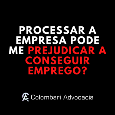 Em minhas várias ligações de trabalho no escritório, a pergunta do cliente é muito comum: "Se eu processar a empresa, pode me prejudicar para arrumar novo emprego? ” Muitas pessoas pensam que a empresa mantém algum tipo de lista negra, que inclui os funcionários que entram com uma ação contra o empregador. Isso é um mito e, como você verá neste artigo, não há razão real para se preocupar com isso. Além disso, responderei a três outras perguntas muito comuns que o ajudarão a tomar a melhor decisão. Processar pode me prejudicar para arrumar novo emprego? Em primeiro lugar, vale lembrar que existe uma razão para a existência de procedimentos de justiça do trabalho: quando os empregados sofrem tratamento injusto na relação de trabalho. Em outras palavras, nenhum funcionário processa a empresa/chefe por simplesmente não fazer algo. Sempre há um motivo: o empregador não cumpre a lei, o empregador não paga férias, 13º salário, horas extras ou dano moral ao empregado. É possível que uma empresa não contrate um empregado por já ter processado um empregador? Pode ser que sim. Porém, uma coisa que quero dizer é que se uma empresa tem medo de contratar um trabalhador só porque busca seus direitos na Justiça, é claro: uma coisa é mais provável que a empresa não respeite seus funcionários. E com certeza não respeitará os direitos dos funcionários. Mesmo com você e qualquer outra pessoa. Porque se essa empresa obedece regularmente às regras, não há necessidade de se preocupar. Essa empresa não valoriza seus funcionários, se você quer ser um profissional respeitado, então esse tipo de empresa não é para você. Um empregador justo entenderá que se o empregado for a tribunal, é porque ele ou ela foi violado. Nesse caso, o empregador, não o empregado, está errado. A existência da justiça no trabalho é precisamente para manter a ordem nas relações de trabalho. Se não fosse pela lei, atos desumanos, como trabalho escravo e exploração infantil, ainda seriam permitidos hoje. Portanto, os funcionários não devem deixar de perseguir seus direitos, por medo de serem prejudicados. Não tenha medo da "lista negra". Os funcionários geralmente temem que seus currículos sejam prejudicados ou ganhem certa reputação por "aquele que pôs a empresa no pau". Observe, no entanto, nem toda preocupação é baseada na realidade. Normalmente, isso é apenas imaginação, e tais preocupações não devem impedir você de buscar seus direitos. Não existe lista negra, certidão negativa de processos trabalhista ou algo do tipo. De fato, a Justiça do Trabalho editou a Resolução nº 139/2014, que estipula as medidas que a Justiça do Trabalho tomará para impedir ou dificultar a busca de nomes de empregados na Internet. O perigo real é quando os funcionários processam maliciosamente seus ex-empregadores apenas para tentar ganhar dinheiro. Isso pode causar manchas reais na história dos funcionários. Acordo Trabalhista: veja esta opção. Outro ponto importante é que nem toda causa trabalhista causa litígio. Sim, se os funcionários quiserem demitir-se ou serem demitidos sem ganhar direitos, eles não precisam processar seu empregador. VEJA O POST SOBRE OS TIPOS DE DEMISSÃO (CLIQUE AQUI)! Nesse acordo, embora seja importante o empregado ter um advogado, o acordo é feito apenas entre particulares. Depois, o advogado só pede para o juiz homologar. Quanto tempo demora o processo? Outra pergunta muito recorrente é sobre a duração do processo. E não é para menos. Ainda mais no caso do empregado que foi demitido sem receber as verbas rescisórias e, pior ainda, com salários atrasados. Em primeiro lugar, para determinar o tempo médio por motivos laborais, é necessário compreender que o processo consiste em múltiplas etapas: Distribuição: é o tempo para o advogado “iniciar o procedimento”. Atualmente, a Justiça do Trabalho agenda a audiência de conciliação após a distribuição. Audiência de conciliação: É uma audiência para que o empregado e patrão tentem entrar num acordo.  Se houver acordo, desde que haja pagamento, o processo pode terminar aí. A audiência geralmente ocorre um a três mês após a distribuição. Audiência de instrução: Se chegamos aqui é porque não há conciliação. Esta audiência tem por objetivo fornecer provas, isto é, ouvir as partes, o reclamante (empregado) e o réu (empregador), e as testemunhas um do outro (se houver). A audiência será realizada geralmente 6 meses após a tentativa de conciliação. Além disso, havendo provas especiais, por exemplo, periculosidade ou insalubridades, o juiz nomeia perito. Nesse caso, acrescente mais 3 meses de atraso. Julgamento: Por fim, a fase de julgamento é quando o juiz decide o caso para julgar os direitos do trabalhador e a defesa do empregador. O julgamento não exige audiência. Esta etapa levará 2 meses a partir da audiência de instrução. Liquidação: Nessa fase, os direitos adquiridos pelo empregado no processo são convertidos em valor por meio de cálculos para que o empregado exija o pagamento. Se não houver complicações, a fase de resolução será concluída em até 2 meses após o julgamento. Até agora, se tudo for feito sem grandes complicações ou recursos, o tempo médio de processamento é de 10 a 12 meses. Recurso Ordinário: Se uma das partes não estiver satisfeita com a decisão, ela pode apelar por meio de recurso ordinário no prazo de 8 dias. Em seguida, o tribunal do trabalho decidirá sobre o recurso. Ainda temos cinco meses antes que o tribunal tome uma decisão. Daqui em diante, se houver mais recursos, o tempo de processamento é realmente incerto, ou seja, uma verdadeira área cinzenta. Digo isso até porque, se o réu apelar para o Tribunal Superior, pode ser porque ele está disposto a não se submeter. Mesmo que você tenha todos os recursos, ainda há uma fase de execução em que a empresa/patrão e seus ativos e sócios (e ativos dos sócios) serão executados para reembolsar os fundos dos funcionários. Nessa fase, existem ainda mais recursos (são muitos recursos, certo?). Nota: O tempo especificado para cada etapa do processo definido aqui é apenas para se ter uma ideia, pois muitos fatores podem alterar o tempo de trabalho. Quais são os riscos de processar? Outro ponto que os trabalhadores devem estar atentos é o risco do processo. Normalmente, todo funcionário que abre uma ação judicial deve pagar os custos do processo. No entanto, se você tem direito a benefícios gratuitos de justiça, não precisa pagar nenhuma taxa. Tem direito a gratuidade quem receber valor total igual ou inferior a 40% do limite máximo de recolhimento do regime geral de previdência social, a saber, R$ 2.440,42. Acontece que, se ele não tiver direito a esse benefício e perder ao final da ação, iremos nos referir ao empregado como perdedor. De acordo com a lei, a parte vencida arcará com as despesas da parte vencedora neste processo, cujo valor pode ser de 5% a 15% do valor de liquidação, benefícios econômicos ou valor do processo. No caso mais recente de Volta Redonda (RJ), um ex-funcionário foi condenado a pagar ao Itaú Unibanco R$ 67.500. Além disso, a cada pedido rejeitado pelo juiz, o trabalhador deve se render à outra parte. Por exemplo, se o reclamante fizer 5 pedidos, mas ganhar apenas 3, ele terá que arcar com a responsabilidade solidária pelos 2 pedidos perdidos. Detalhes: Mesmo que você seja um beneficiário da justiça gratuita, se ganhar algum dinheiro no processo, será deduzido do valor ganho. (No entanto, se você não receber nada, não precisará pagar a menos que encontre dinheiro ou bens suficientes em seu nome em 2 anos). Dependendo dos valores, o Reclamante pode perder dinheiro considerável só na sucumbência. Portanto, é muito importante buscar apenas o que é verdadeiramente correto e não inventar nada além da verdade pura. Devo processar por conta própria? Se você não souber, qualquer cidadão capacitado pode entrar com uma ação na Justiça do Trabalho. Sim, sem ajuda de advogado. Ele ainda tem um nome latino "jus postulandi", que é a capacidade de fazer uma declaração em tribunal. No entanto, a melhor maneira é consultar um advogado trabalhista que já tenha as habilidades necessárias e uma rica experiência. Mesmo assim, se você quiser entrar com um processo, darei um exemplo de como litígio todos os dias. Por exemplo, em um caso trabalhista, dividi o trabalho inicial em quatro etapas: a primeira é o atendimento ao cliente, nesta etapa, eu coleto todas as informações, analiso documentos, determino os direitos devidos e verifico os princípios jurídicos (sentenças de tribunais e tribunais) É compatível e determina a porcentagem de risco e sucesso da causa. Claro, como você vai se tornar seu próprio cliente, você só precisa analisar seus próprios motivos e documentos. Então, calculo as responsabilidades. Normalmente, existem mais de 15 planilhas para um único motivo, mas você também pode contratar um contador para fazer isso. Posteriormente, no processo de apresentação da petição, os próprios intelectuais realizaram seu trabalho, no qual formulei estratégias, argumentos e técnicas para obter a origem. Por fim, o protocolo da ação no PJE, na qual a ação é distribuída para a Vara Trabalhista competente. Embora seja a parte mais satisfatória, pode causar irritação aos desavisados.