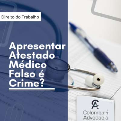 O atestado ou atestado médico, por sua vez, é um relato simples e escrito de uma dedução médica e seus complementos. O crime de falsificação de atestado médico está previsto no artigo 302 do Código Penal, e dispõe: Art. 302. Dar o médico, no exercício da sua profissão, atestado falso: Pena – detenção, de 1 mês a 1 ano. Parágrafo único. Se o crime é cometido com o fim de lucro, aplica-se também multa. É um crime próprio, pois só pode ser cometido por um médico; crime comissivo, porque é cometido por meio da ação (entrega do atestado) que o crime é cometido; crime não subsistente, uma vez que ocorre com a entrega do atestado falsa, em uma única ação; trata-se de um crime de forma vinculada, visto que o fato típico já contém a descrição do próprio crime. A doutrina ainda apresenta várias outras classificações, porém, nos ateremos a elas neste artigo. Ressalta-se também que, por ser pena de prisão, a mesma pode ser executada em regime aberto ou semiaberto. No caso em questão, a pessoa física poderia passar a cumpri-la, no caso de não conversão por penas restritivas de direito ou multa, como veremos a seguir, em regime aberto, nos termos do artigo 33, § 2º, parágrafo c, do Código Penal. Tanto o médico que fornece atestado falso quanto aquele que o usa violam a lei penal, a pena para quem usa atestado falso é a mesma para quem o oferece: detenção de 1 mês a 1 ano. No caso do médico, persiste a violação do Código de Ética, que proíbe em seu artigo 80, o ato de emitir documento sem que o profissional tenha praticado ato que o justifique: Código de Ética Médica É vedado ao médico: Art. 80. Expedir documento médico sem ter praticado ato profissional que o justifique, que seja tendencioso ou que não corresponda à verdade. Ao falar sobre o assunto, o atestado falso seria aquela dado quando se sabe de seu uso impróprio e criminoso, e por isso tem caráter intencional. No entanto, também explica que a falsidade pode estar na existência ou ausência de doença, na falsa condição de saúde passada ou atual, em um tipo de patologia, na causa da morte e seu agente causador, ou em qualquer informação dessa ordem isso não é verdade. Tendo em vista que a pena máxima para o crime de atestado médico falso é de um ano, é considerado crime de menor potencial ofensivo, nos termos do artigo 61 da Lei 9.099 / 95, sendo, portanto, regido pelo Juizado Especial Criminal: Art. 61. Consideram-se infrações penais de menor potencial ofensivo, para os efeitos desta Lei, as contravenções penais e os crimes a que a lei comine pena máxima não superior a 2 (dois) anos, cumulada ou não com multa. Portanto, o Ministério Público poderá propor a aplicação imediata de direitos restritivos ou multas, da mesma forma que o art. 76, caput, da Lei 9.099 / 95. Porém, de acordo com o parágrafo segundo do referido artigo, a proposta não será feita se: a) o autor da infração tenha sido condenado, pela prática de crime, à pena privativa de liberdade, por sentença definitiva; b) ter sido o agente beneficiado anteriormente, no prazo de cinco anos, pela aplicação de pena restritiva ou multa, nos termos deste artigo; c) não indicarem os antecedentes, a conduta social e a personalidade do agente, bem como os motivos e as circunstâncias, ser necessária e suficiente a adoção da medida. Na falta de proposta do Ministério Público, o Ministério Público apresentará a reclamação. A Lei 9.099 / 95, no artigo 78, parágrafo primeiro, dispõe que o acusado será citado e imediatamente informado da audiência de instrução, na qual poderá apresentar suas testemunhas. Na audiência, após ter sido dada a palavra ao defensor para responder à acusação, a reclamação ou reclamação será recebida, e as testemunhas de acusação e defesa serão ouvidas posteriormente, o arguido será interrogado e, em seguida, a lei prevê a oralidade debates e a entrega da sentença em audiência. No entanto, na prática é muito difícil realizar debates orais, visto que as audiências costumam ser marcadas com pouco tempo entre elas, sendo substituídas pelas alegações finais escritas. Portanto, essas foram algumas considerações sobre o desenvolvimento desse tipo penal. No crime de atestado médico falso, diante do exposto, ousamos dizer que o choque sofrido em sua profissão pode ter consequências maiores do que as elencadas pelo Direito Penal. Um atestado médico que não corresponda à realidade pode ter sérias implicações para os envolvidos. Além de violar o Código de Ética Médica, sujeitando o profissional a representação ético-disciplinar no respectivo Conselho Regional de Medicina, constitui também justa causa de rescisão do contrato de trabalho tanto do médico que emite o atestado como do paciente que o usa. o documento falso, também pode resultar na aplicação da pena de demissão do servidor público. Mas a conduta também é um crime? O médico comete crime? O Código Penal Brasileiro prevê, desde 1940, o crime de Falsidade de Atestado Médico, cuja redação é a seguinte: Art. 302 - Dar o médico, no exercício da sua profissão, atestado falso: Pena - detenção, de um mês a um ano. Parágrafo único - Se o crime é cometido com o fim de lucro, aplica-se também multa. É um crime contra a fé pública. A conduta é criminalizada porque é do interesse público que determinados documentos tenham credibilidade junto à sociedade, como é o caso dos atestados médicos, pela sua importância. O crime é uma forma menos grave de falsidade e se consuma quando o médico apresenta um atestado com dados mentirosos e o entrega ao paciente. Há, portanto, um falso conteúdo (de ideia) sobre a existência ou não de uma doença ou condição do paciente. O crime é próprio, praticado apenas por médicos. Aqueles que não estão legalmente qualificados para a prática da medicina serão responsabilizados por outro crime se o fizerem. ATENÇÃO: O médico só comete o crime se souber que está apresentando atestado falso. Se o médico foi enganado pelo paciente, que mentiu sobre seus sintomas, ele não cometeu um crime. E os médicos do SUS? Os médicos vinculados ao SUS são considerados servidores públicos, então a situação é mais grave. Neste caso, aplica-se a regra mais específica, o médico responderá pelo crime de Certidão ou certidão ideologicamente falsa, prevista no artigo 301 do Código Penal, in verbis: Art. 301 - Atestar ou certificar falsamente, em razão de função pública, fato ou circunstância que habilite alguém a obter cargo público, isenção de ônus ou de serviço de caráter público, ou qualquer outra vantagem: Pena - detenção, de dois meses a um ano. Para fins criminais, é considerado servidor público que, ainda que temporariamente ou sem remuneração, ocupe cargo, emprego ou função pública, nos termos do art. 327 do Código Penal. O Paciente comete crime? O paciente que receber o atestado médico ideologicamente falso e o utilizar, comete o crime de utilização de documento falso (art. 304 do Código Penal), cuja pena abstrata será a mesma do médico, vide: Art. 304 - Fazer uso de qualquer dos papéis falsificados ou alterados, a que se referem os arts. 297 a 302: Pena - a cominada à falsificação ou à alteração. Assim, se uma pessoa apresentar atestados médicos ideologicamente falsos para justificar faltas ao trabalho, também cometerá crime. Porém, se o médico fornecer um atestado verdadeiro, mas o paciente adulterar o atestado ou fabricar um atestado médico, a falsidade não será de conteúdo (ideológico), mas de material, que é significativamente mais grave. Nesse caso, o paciente também é responsável pelo art. 304 do Código Penal, mas a pena será a da respectiva falsidade material: A pena será o crime de Falsificação de Documento Público, se a declaração falsa for de médico vinculado ao SUS Falsificação de documento público Art. 297 - Falsificar, no todo ou em parte, documento público, ou alterar documento público verdadeiro: Pena - reclusão, de dois a seis anos, e multa. A pena será o crime de Falsificação de Documento Particular, se a certidão falsa for de médico particular Falsificação de documento particular Art. 298 - Falsificar, no todo ou em parte, documento particular ou alterar documento particular verdadeiro: Pena - reclusão, de um a cinco anos, e multa. Médico e Paciente podem responder por outros crimes! O médico (que fornece) e o paciente (que usa o atestado médico falso) também podem ser responsáveis ​​por outros crimes mais graves, como fraude ou mesmo crime contra a ordem de pagamento. A jurisprudência traz casos de médicos que atestam doenças graves como aids (HIV) ou câncer, o que garante uma série de benefícios legais, como retirada do FGTS, isenção do Imposto de Renda, benefícios previdenciários etc. Dessa forma, se o atestado almejou alguma vantagem nesse sentido, tanto o paciente quanto o médico responderão por fraude  (art. 171 do Código Penal) ou por sonegação fiscal. Em todo caso, a pena é muito mais severa do que a de mera falsificação, e na hipótese de fraude é acrescida de 1/3 se o crime foi cometido contra o Poder Público. Sonegação Fiscal Art. 1° , Lei nº 8.137/90 - Constitui crime contra a ordem tributária suprimir ou reduzir tributo, ou contribuição social e qualquer acessório, mediante as seguintes condutas:  IV - elaborar, distribuir, fornecer, emitir ou utilizar documento que saiba ou deva saber falso ou inexato; Pena - reclusão de 2 (dois) a 5 (cinco) anos, e multa. Estelionato Art. 171 - Obter, para si ou para outrem, vantagem ilícita, em prejuízo alheio, induzindo ou mantendo alguém em erro, mediante artifício, ardil, ou qualquer outro meio fraudulento: Pena - reclusão, de um a cinco anos, e multa […]. § 3º - A pena aumenta-se de um terço, se o crime é cometido em detrimento de entidade de direito público ou de instituto de economia popular, assistência social ou beneficência. Funcionárias que apresentaram atestados médicos falsos são condenadas a 2 anos e 9 meses de reclusão!! Dois ex-funcionários da empresa Engkraft Ltda., Localizada em Curitiba (PR), foram condenados a 2 anos e 9 meses de reclusão e multa de 30 dias por terem apresentado vários atestados médicos falsos para obter licença do trabalho. Cometeram o crime de uso de documento falso, tipificado no art. 304 do Código Penal. No entanto, nos termos da lei, a pena privativa de liberdade foi substituída por dois outros direitos restritivos, nomeadamente, a prestação de serviços à comunidade e a interdição temporária de direitos. Essa decisão da 2ª Câmara Criminal do Tribunal de Justiça do Paraná reformou, em parte (apenas para reajustar a sentença imposta), a sentença da 6ª Vara Criminal do Tribunal Central da Comarca da Região Metropolitana de Curitiba, que manteve a reclamação apresentada pelo Ministério Público. Em desacordo com a sentença, os réus interpuseram recurso alegando que: a) é crime impossível, pois os atestados médicos foram flagrantemente falsificados; b) a conduta praticada pelos recorrentes é atípica, pois não há crime quando a conduta não oferece perigo concreto e real, como no caso em questão; c) a culpa é mínima, pois o crime não foi premeditado nem planejado; d) os motivos e consequências do crime são comuns; e) as circunstâncias do crime decorrem do próprio ato criminoso, não se podendo afirmar com certeza que os réus apresentaram conjuntamente as certidões com o objetivo de causar transtorno à empresa para a qual trabalhavam; f) a pena deve ser reduzida por ter sido a vítima negligente, desde que não tenha notado a flagrante falsificação; g) a pena de multa aplicada difere da situação económica dos recorrentes, sendo impossível por estes ser paga. Ao final, pleitearam a absolvição por conduta atípica ou, alternativamente, a aplicação da pena no seu mínimo legal e a não aplicação da multa ou sua redução também ao mínimo legal. A relatora do recurso, 2ª suplente Lilian Romero, inicialmente consignou: “Os recorrentes foram denunciados e condenados em primeiro grau por uso de documento falso (art. 304 do CP), por apresentarem diversos atestados médicos falsos para afastamento do trabalho ". “Eles afirmam, inicialmente, que o crime era impossível, porque a falsificação de atestados médicos era grosseira e os meios usados ​​para cometer o crime eram ineficazes”. “Ao contrário do que alegaram as recorrentes, porém, ao analisar os 'atestados médicos' anexados ao processo às fls. 51/56, não há vislumbre da suposta falsificação grosseira. Pelo contrário, os referidos documentos contêm todos aparência de regularidade, até porque os atestados médicos não são documentos formais, podem ser apresentados em diferentes formas de escrita, não requerem papel base específica (como nos documentos oficiais: carteira de identidade, CNH, passaporte, etc.), além de sendo os alegados subscritores múltiplos (neste caso, qualquer médico), o que torna ainda mais difícil a investigação da alegada falsificação da assinatura ”. “Ademais, no caso específico, a vítima, dona da empresa onde trabalhavam os recorrentes, não percebeu, prima facie, a falsificação, tanto que lhes concedeu, em todas as ocasiões, o desligamento do trabalho e manteve a remuneração correspondentes às licenças. " “A falsidade só foi descoberta porque os recorrentes abusaram do expediente, aproveitando-se de frequentes afastamentos e afastamentos, o que levou o proprietário da empresa - Anderson E. Kraft - a procurar o Posto de Saúde do Boqueirão para tentar fazer com que o INSS pagasse a remuneração correspondente a do afastamento, nesta ocasião, foi informado que os recorrentes não haviam consultado os médicos que supostamente assinaram as certidões nas datas dos documentos, verificando, assim, que as certidões eram falsas, bem como as assinaturas. comprovado pelo laudo de exame gráfico das fls. 73/74, que comprovou que a assinatura aposta não era autêntica. ” "Desta forma, a tese de que a falsificação era grosseira é removida." “Por outro lado, é inequívoco que os recorrentes se valeram das falsas certidões, na medida em que as apresentaram ao patrão, em diversas ocasiões, sempre com o objetivo de afastamento remunerado do trabalho”. “Também é verdade que os recorrentes tinham conhecimento da falsificação, pois não foram consultados”. "A condenação dos recorrentes, portanto, deve ser confirmada." "Há razão parcial para que eles se levantem contra a dosimetria da pena." “A pena base foi fixada em 3 anos e 6 meses de reclusão e 141 dias-multa para o crime (art. 304 do CP) que prevê pena mínima de 2 anos de reclusão e multa”. “O magistrado a quo considerou desfavoravelmente quatro das circunstâncias judiciais do artigo 59 do CP (de onde se infere que exasperou a pena básica em 4 meses e 15 dias para cada uma), pelos seguintes fundamentos: 'a) Culpa : a conduta revela um grau de culpabilidade do agente anormal ao normal, visto que o arguido apresentou atestados falsos com licenças médicas válidas por um período inferior ao necessário para o planeamento da conduta, pelo que tendo em vista que a culpabilidade foi agravada, a pena deve ser aumentada b) Antecedentes: o réu não registra antecedentes ruins (fls. 101); c) Conduta social: não há elementos para sua valorização d) Personalidade: deixo de valorizar em face da falta de elementos para esse fim; e) Motivos: as certidões falsas foram apresentadas para que a arguida pudesse, a pretexto de licença médica, ausentar-se do trabalho vários dias seguidos, embora continuasse a perceber regularmente os seus salários. Tal motivação, por divergir das comuns, merece ser valorizada negativamente; f) Circunstâncias: a pena deve ser agravada tendo em conta as circunstâncias da infração, que também diferiram das habituais, visto que, segundo a vítima, os arguidos, que trabalhavam em turnos diferentes (um pela manhã e outro no tarde), apresentavam os certificados no mesmo horário, causando maiores transtornos à empresa em que trabalhavam como secretárias; g) Consequências: as consequências também ultrapassam as previstas na modalidade, uma vez que a vítima pagou em dias de trabalho o período em que o arguido não compareceu ao trabalho, a pretexto de se encontrar em licença médica, comprovado pelos certificados falsos; h) Comportamento da vítima: não se pode dizer que contribuíram para a concretização do crime ”. " “No que diz respeito à culpa, há uma censura inequívoca maior da conduta, uma vez que ficou evidente o planejamento e a articulação da ação pelos recorrentes, mesmo buscando evitar o alvará do INSS, o que os obrigaria a se submeterem à perícia médica.” “Por outro lado, os motivos - permitir aos arguidos afastarem-se do trabalho sem prejuízo da sua remuneração - são inerentes ao crime, não se justificando a correspondente exasperação”. “Por outro lado, as circunstâncias do crime cometido, simultaneamente, pelos dois recorrentes, que trabalhavam na mesma empresa, mas em turnos diferentes, provocando deliberadamente perturbações na atividade empresarial, justificam a exasperação da pena básica”. “Por fim, as referidas consequências (o dispêndio por parte da empresa dos dias não trabalhados pelos recorrentes), não autorizam exasperação, até porque não consta do processo o montante correspondente ao prejuízo ou a sua repercussão no financeiro saúde da empresa empregadora. " “Assim, a pena base deve ser reajustada para 2 anos e 9 meses de prisão e 30 dias de multa”. “Na ausência de outras causas que modifiquem a pena, eu a torno definitiva em 2 anos e 9 meses de reclusão e 30 dias de multa (estes fixados no valor unitário de 1/30 do salário mínimo vigente à época do fatos). " “O regime inicial permanece aberto, bem como a substituição do castigo corporal por dois direitos restritivos, que consistiam na prestação de serviços à comunidade e na interdição temporária de direitos”. “Voto, portanto, conceder provimento parcial ao recurso de forma a reduzir a pena imposta aos recorrentes para 2 anos e 9 meses de prisão e 30 dias de multa”. A sessão de julgamento foi presidida pelo Desembargador José Maurício Pinto de Almeida, e compareceram os desembargadores suplentes de 2º grau Joscelito Giovani Cé e Carlos Augusto de Altheia de Mello, que acompanharam o voto do relator. Caso queira receber mais informações sobre o assunto e acompanhar nossos conteúdos, clique aqui e participe da nossa lista de transmissão via WhatsApp! Para falar com a nossa equipe clique aqui. Para acessar o nosso Instagram clique aqui. Veja outros artigos do blog da Colombari Advocacia Maringá: [blog_posts posts="6" columns="3" image_height="200px" show_date="true"] Advogado Trabalhista Maringá. Advocacia online chat via WhatsApp: 044 92001-2723 (Clique e Fale Conosco) E-mail – contato@colombariadvocacia.com.br Colombari Advocacia – Advogado Online