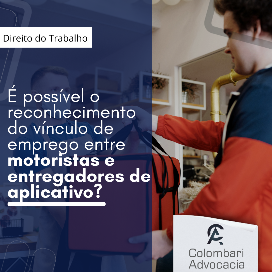 Vínculo De Emprego Entre Motorista/entregador De Aplicativo?