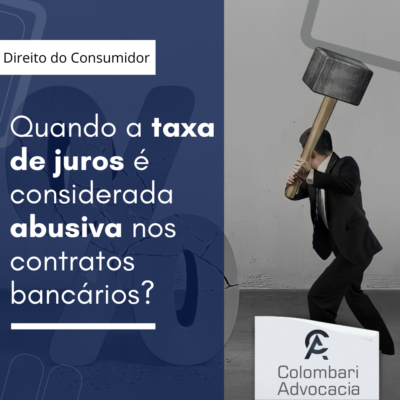 As taxas de juros são consideradas abusivas quando são cobradas com excesso pelas instituições financeiras. Para tanto, é unânime na jurisprudência dos Tribunais de todo o país que o parâmetro a ser seguido por elas atualmente é a taxa média de mercado disponibilizada pelo Banco Central. Diante disso, se você está pagando juros acima desta média, deve-se tomar as medidas cabíveis ao seu caso. Primeiramente, antes de falarmos quais são essas medidas, é importante ressaltar que a taxa média a ser seguida é a da data da assinatura do contrato, ou seja, se você for procurar identificar se as taxas e juros de seu contrato são abusivas, pesquise pela taxa média de mercado da época em que assinou o contrato em questão. Como calcular a taxa média de juros de uma modalidade de crédito? No site do Banco Central do Brasil (https://www.bcb.gov.br/estatisticas/txjuros) são encontradas as taxas de juros das mais variadas modalidades de créditos, tanto para pessoas físicas quanto para jurídicas. Nesse sentido, detalhe importante a ser observado é que não existe apenas uma modalidade de crédito oferecida pelas instituições financeiras, isto é, existem variadas formas de financiamento oferecidas pelos Bancos e cada uma delas terá uma taxa média diferente. Os produtos de créditos mais comuns no Brasil são os financiamentos de imóveis e veículos, os empréstimos consignados, os cartões de crédito e o cheque especial. Em breve resumo os financiamentos de imóveis ocorrem quando alguém compra uma casa ou apartamento, novo ou usado, e deseja financiar. Quando solicita o financiamento, o banco escolhido quita a dívida com o vendedor do imóvel e a partir disso o comprador deve pagar começar a pagar o banco, nos termos do financiamento. O financiamento de veículos funciona da mesma forma. O banco quita o veículo junto ao vendedor e o comprador se torna devedor do banco através do financiamento. Já o empréstimo consignado é um pouco diferente do empréstimo comum por causa da forma de pagamento. O cliente solicita o empréstimo junto ao banco mas o pagamento dele é através do desconto direto da parcela na conta do devedor, ou seja, a cada mês é descontado o valor de uma parcela no salário/benefício/pensão do devedor. Este empréstimo é para aposentados e pensionistas do INSS, militares das forças armadas, servidores públicos e trabalhadores sob o regime CLT, pelo fato de estas pessoas conseguirem garantir ao Banco que receberão seus salários/benefícios/pensões todos os meses em suas contas. Neste empréstimo as taxas de juros são mais baixas justamente por causa desta garantia. O empréstimo no cartão de crédito ocorre quando o cartão é vinculado a uma conta corrente. Se o cliente tiver essa opção disponível, basta que ele solicite, de acordo com seu limite, ao banco. Se aprovado, o valor vai ser direto para a conta corrente do cliente, no entanto a taxa de juros não é das mais baixas. O cheque especial é um crédito pré-aprovado que existe nas contas da maior parte dos clientes do banco. Ele é usado quando o cliente precisa de um valor maior que o saldo existente na conta. Para ele existe um limite estabelecido, mas não é aconselhável usá-lo, pois tem uma das maiores taxas de juros do mercado. Após esta breve explicação sobre as modalidades de crédito, vamos então, calcular taxa a média de juros. Para isso, deve-se entrar no site do Banco Central do Brasil no link que foi citado acima e selecionar a modalidade de crédito do seu contrato. Após isso, basta somar as taxas de juros de todas as instituições fornecidas pelo Bacen naquela modalidade e dividir pela quantidade de instituições que foram somadas. Para que fique mais claro, vejamos abaixo a tabela disponibilizada pelo Banco Central do Brasil sobre os juros na modalidade “cheque especial”:     Taxas de juros Taxas de juros Posição Instituição % a.m. % a.a. 1 BCO RIBEIRAO PRETO S.A. 1,16 14,84 2 BCO INDUSTRIAL DO BRASIL S.A. 1,94 25,94 3 BCO ALFA S.A. 2,50 34,46 4 BCO SOFISA S.A. 2,91 41,03 5 BCO BMG S.A. 3,46 50,36 6 BCO FATOR S.A. 4,41 67,88 7 BCO MODAL S.A. 4,41 67,88 8 BANCO SICOOB S.A. 4,43 68,24 9 BCO LUSO BRASILEIRO S.A. 4,60 71,62 10 BCO DO NORDESTE DO BRASIL S.A. 4,64 72,38 *Acesso em 10/04/2021 Nela, para saber a taxa média de juros anual, você irá somar os valores da coluna “a.a%” (juros ao ano) de cada uma das dez instituições e após isto, dividir o resultado por 10 (quantidade de instituições). O resultado da divisão será a taxa média de juros. Válido lembrar que se deve somar as taxas de todas as instituições financeiras e dividir. Outra ferramenta disponibilizada pelo Banco Central do Brasil é a Calculadora do Cidadão (https://www3.bcb.gov.br/CALCIDADAO/publico/exibirFormFinanciamentoPrestacoesFixas.do?method=exibirFormFinanciamentoPrestacoesFixas). Nela, o consumidor preenche os 4 (quatro) dados do financiamento (número de meses, taxa de juros ao mês, valor da parcela e valor financiado) para, ao final, saber o valor total do contrato e quanto desse montante pagará de juros. Se você ainda não contratou um produto de crédito, sugere-se que analise as tabelas disponíveis no site do Banco Central mencionado anteriormente para que veja as taxas de juros cobradas pelos bancos. Por exemplo, se está querendo adquirir um veículo, os bancos com menores taxas são os seguintes:     Taxas de juros Taxas de juros Posição Instituição % a.m. % a.a. 1 BANCO CNH INDUSTRIAL CAPITAL S.A 0,85 10,74 2 BCO MERCEDES-BENZ S.A. 0,86 10,81 3 SCANIA BCO S.A. 0,88 11,02 4 BCO PACCAR S.A. 0,90 11,37 5 BCO VOLVO BRASIL S.A. 0,91 11,42 6 BCO VOLKSWAGEN S.A 1,00 12,68 7 BMW FINANCEIRA S.A. - CFI 1,04 13,22 8 BCO RODOBENS S.A. 1,07 13,57 9 BCO DO BRASIL S.A. 1,11 14,19 10 BCO RCI BRASIL S.A. 1,12 14,27 *Dados coletados do site do Banco Central do Brasil em abril de 2021.   O que fazer quando suspeitar da existência de taxa de juros abusivas no meu contrato? Se você já tiver contratado um produto de crédito de alguma instituição financeira e esteja suspeitando que o contrato tem taxas de juros abusivas, além de calcular a taxa média de mercado e comparar com a prescrita no contrato assinado e consultar a calculadora do cidadão, você deve procurar um advogado, pois muitas vezes não se consegue descobrir a abusividade dos contratos sem a ajuda profissional. O advogado contratado deverá entrar com Ação Revisional de Contrato com Repetição de Indébito. Simplificando os termos, esta ação irá pedir a revisão do contrato por profissional estabelecido em juízo e, se constatada a abusividade dos juros, a instituição deverá restituir o consumidor, seja por abatimento nas parcelas vincendas, seja por estorno ao cliente. A repetição do indébito trata da devolução em dobro, pela instituição financeira, dos valores pagos indevidamente pelo cliente. Os julgados abaixo demonstram a unanimidade nos Tribunais brasileiros com relação ao uso da taxa média como base para verificar se os juros estão abusivos ou não: AGRAVO INTERNO NO AGRAVO EM RECURSO ESPECIAL. AÇÃO DE REVISÃO. CÉDULA DE CRÉDITO BANCÁRIO. JUROS REMUNERATÓRIOS. ÍNDOLE ABUSIVA RECONHECIDA. DISCREPÂNCIA SIGNIFICATIVA EM COMPARAÇÃO COM A TAXA MÉDIA DE MERCADO. SÚMULAS 5 E 7 DO STJ. RECURSO NÃO PROVIDO. 1. É admitida a revisão das taxas de juros remuneratórios em situações excepcionais, desde que caracterizada a relação de consumo e que a cobrança abusiva (capaz de colocar o consumidor em desvantagem exagerada - art. 51, § 1º, do CDC) fique cabalmente demonstrada, ante as peculiaridades do julgamento em concreto. 2. A Corte de origem concluiu pela natureza abusiva dos juros remuneratórios pactuados, considerando a significativa discrepância das taxas cobradas pelo recorrente (68,037% ao ano) em relação à média de mercado (20,70% ao ano). Rever tal conclusão demandaria reexame de matéria fática, inviável em recurso especial (Súmulas 5 e 7/STJ). 3. Agravo interno não provido. (STJ - AgInt no AREsp: 657807 RS 2015/0017455-7, Relator: Ministro LÁZARO GUIMARÃES (DESEMBARGADOR CONVOCADO DO TRF 5ª REGIÃO), Data de Julgamento: 21/06/2018, T4 - QUARTA TURMA, Data de Publicação: DJe 29/06/2018) AÇÃO REVISIONAL DE CONTRATOS BANCÁRIOS – EMPRÉSTIMO PESSOAL – PARCIAL PROCEDÊNCIA – INSURGÊNCIA DA AUTORA PARA AFASTAR JUROS CONTRATUAIS ACIMA DA MÉDIA DE MERCADO E CONDENAR O RÉU AO PAGAMENTO DE DANO MORAL – CABIMENTO DA REVISÃO DA TAXA DE JUROS ABUSIVA – As taxas de juros contratuais de até 22% ao mês representam aproximadamente o triplo da taxa média mensal divulgada pelo Banco Central para negócios de mesma natureza, o que configura sua abusividade, impondo sua revisão para readequar à taxa média informada pelo BACEN em cada período contratado, condenando o banco réu à repetição de indébito de forma simples - Precedentes do C. Superior Tribunal de Justiça - Os fatos não resultaram em repercussão negativa à honra, intimidade ou saúde do consumidor, caracterizando-se como mero aborrecimento não indenizável – Ação parcialmente procedente em maior extensão. Recurso parcialmente provido. (TJ-SP - AC: 10100111520198260161 SP 1010011-15.2019.8.26.0161, Relator: Walter Fonseca, Data de Julgamento: 19/06/2020, 11ª Câmara de Direito Privado, Data de Publicação: 19/06/2020) APELAÇÃO CÍVEL - AÇÃO REVISIONAL DE CONTRATO - TAXA DE JUROS SUPERIOR À MÉDIA DE MERCADO - COBRANÇA DE TARIFAS DE ABERTURA DE CRÉDITO (TAC), EMISSÃO DE CARNÊ E COMISSÃO DE PERMANÊNCIA - VEDAÇÃO - RECURSO PARCIALMENTE PROVIDO 1. Constando do recurso os nomes e qualificação das partes, os fundamentos de fato e de direito e as razões do pedido de reforma, justifica-se o conhecimento do inconformismo. 2. O STJ fixou entendimento acerca da possibilidade de revisão da taxa de juros abusiva, devidamente demonstrada nos autos, levando-se em conta a taxa média de mercado. 3. Constitui entendimento consolidado do STJ que "A Tarifa de Abertura de Crédito (TAC) e a Tarifa de Emissão de Carnê (TEC) não foram previstas na Tabela anexa à Circular BACEN 3.371/2007 e atos normativos que a sucederam, de forma que não mais é válida sua pactuação em contratos posteriores a 30.4.2008 (STJ, REsp 1251331/RS, Segunda Seção, Rel. Ministra Maria Isabel Gallotti - p.: 24/10/2013); 4. A comissão de permanência não pode ser cumulada com quaisquer outros encargos; 3. Recurso parcialmente provido. Unânime. (TJ-RR - AC: 0010127194461 0010.12.719446-1, Relator: Des. CRISTÓVÃO SUTER, Data de Publicação: DJe 30/06/2016) Porém, se não desejar entrar na via judicial, o consumidor tem o direito à portabilidade de crédito. A portabilidade de crédito ocorre quando se tem uma dívida cara e quer trocar por uma mais barata. Simplificando estes termos, isto ocorre quando, por exemplo, se contrata um financiamento em um banco, mas se percebe que no banco concorrente as taxas de juros são menores; quando isto ocorre, o consumidor tem o direito de transferir sua dívida para a outra instituição, observando as regras de cada uma. A portabilidade de crédito cancela o contrato e quita antecipadamente a dívida no banco original. Para solicitá-la, deve-se entrar em contato com o banco que se contratou a dívida original e solicitar um extrato com o saldo que resta (saldo devedor) para que a dívida seja quitada antecipadamente. Todas as instituições financeiras têm a obrigação de fornecer as informações em 1 (um) dia útil. O extrato requerido para a instituição financeira deve conter as principais informações necessárias à portabilidade, quais sejam: o número do contrato, o saldo devedor atualizado, a modalidade de crédito contratada, um demonstrativo da evolução do saldo devedor, o valor de cada parcela, as taxas de juros (por parcela e por contrato) e o prazo total do contrato juntamente com o remanescente. Então, tendo o devido extrato, o contratante do produto de crédito poderá solicitar a portabilidade para uma nova instituição financeira. No entanto, a instituição escolhida ainda irá analisar as informações e decidir sobre a aprovação ou não do crédito. Se aprovado, o novo Banco irá quitar a dívida com a instituição original e assumir o empréstimo. É válido lembrar aqui que não se deve fazer a portabilidade de crédito sem antes pesquisar sobre as instituições financeiras e suas formas de crédito. Se estiver inseguro quanto ao que fazer, a melhor alternativa sempre será procurar um profissional especializado. Caso queira receber mais informações sobre o assunto e acompanhar nossos conteúdos, clique aqui e participe da nossa lista de transmissão via WhatsApp! Para falar com a nossa equipe clique aqui. Para acessar o nosso Instagram clique aqui. Veja outros artigos do blog da Colombari Advocacia Maringá: [blog_posts posts="6" columns="3" image_height="200px" show_date="true"] Advogado Trabalhista Maringá. Advocacia online chat via WhatsApp: 044 92001-2723 (Clique e Fale Conosco) E-mail – contato@colombariadvocacia.com.br Colombari Advocacia – Advogado Online Redação e coprodução: BÁRBARA ANTONIA SOUSA SARAIVA.